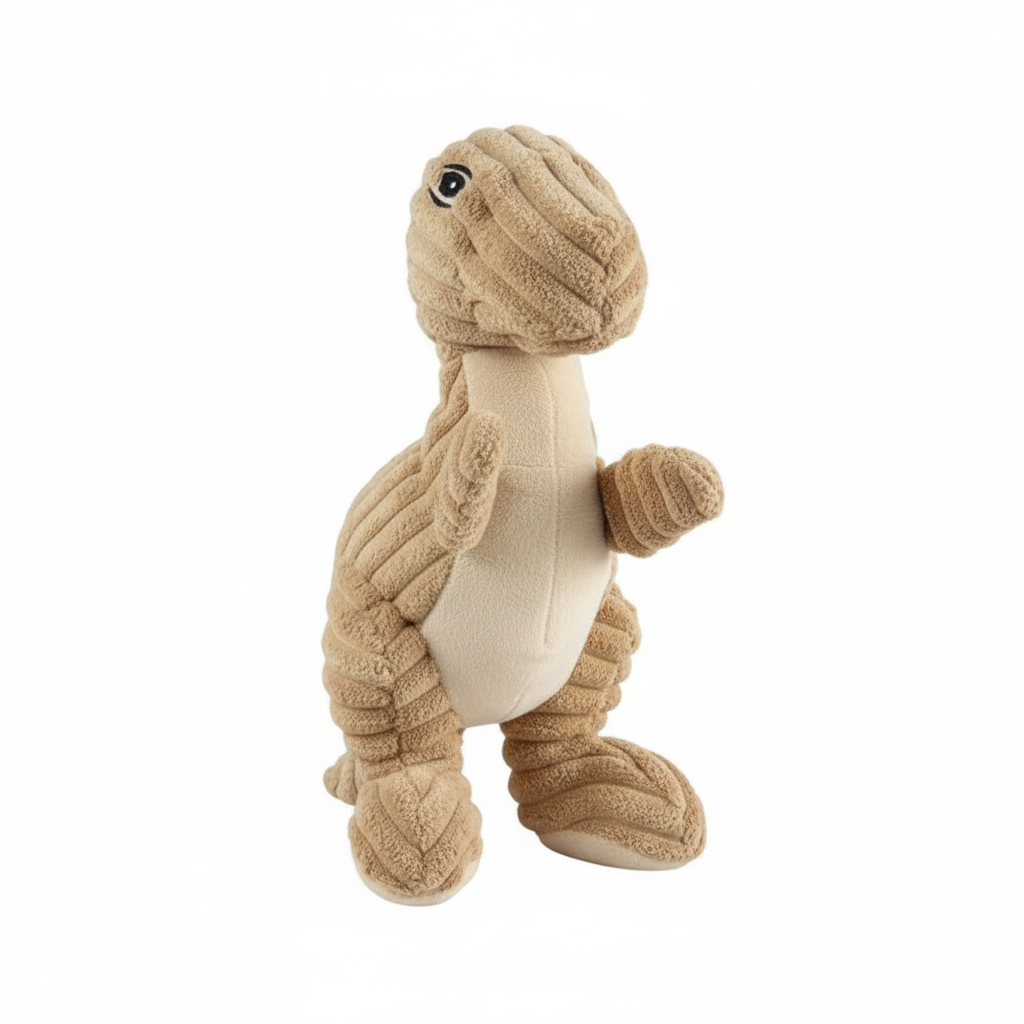 Plush Dinosaur Dog Toy – Soft Interactive Pet Toy (28.5 cm)