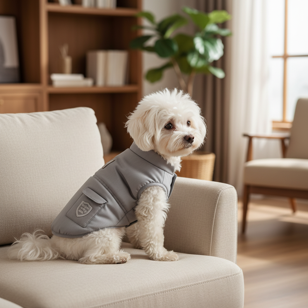 Warm Waterproof Dog Jacket with Harness – Winter Pet Coat (S–XL)