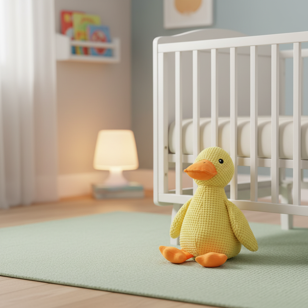 Plush Duck Dog Toy – Soft Interactive Pet Toy (46 × 24 cm)