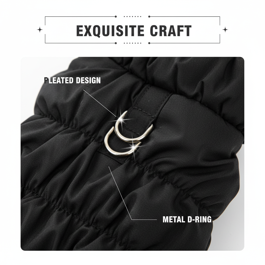 Elastic Padded Dog Jacket – Warm Winter Pet Coat (S–XL)