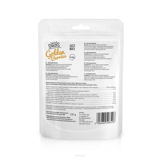 Bio Golden Berries Peruwiańska gwiazdnica pospolita