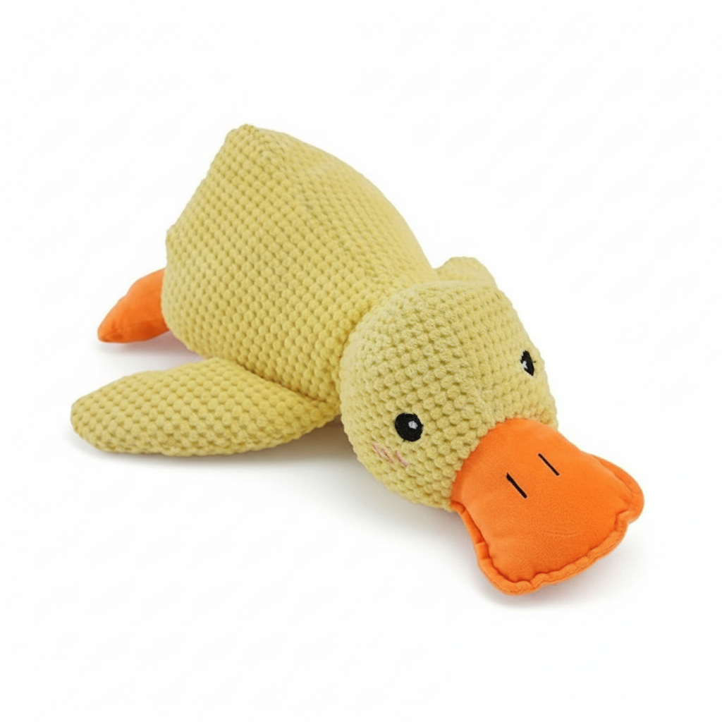 Plush Duck Dog Toy – Soft Interactive Pet Toy (46 × 24 cm)