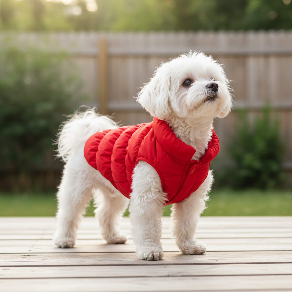 Elastic Padded Dog Jacket – Warm Winter Pet Coat (S–XL)