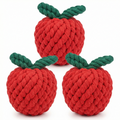 Zabawka dla psa Cotton Rope Orange – trwała zabawka do gryzienia dla małych i średnich psów