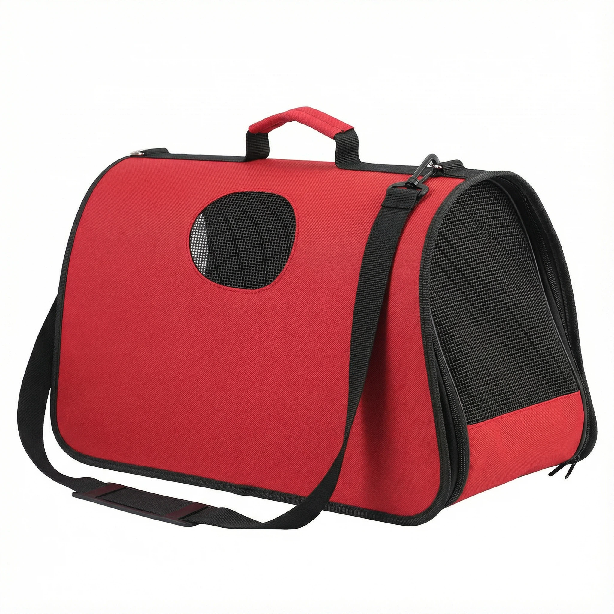 牛津布宠物手提包 – 便携式犬猫运输包