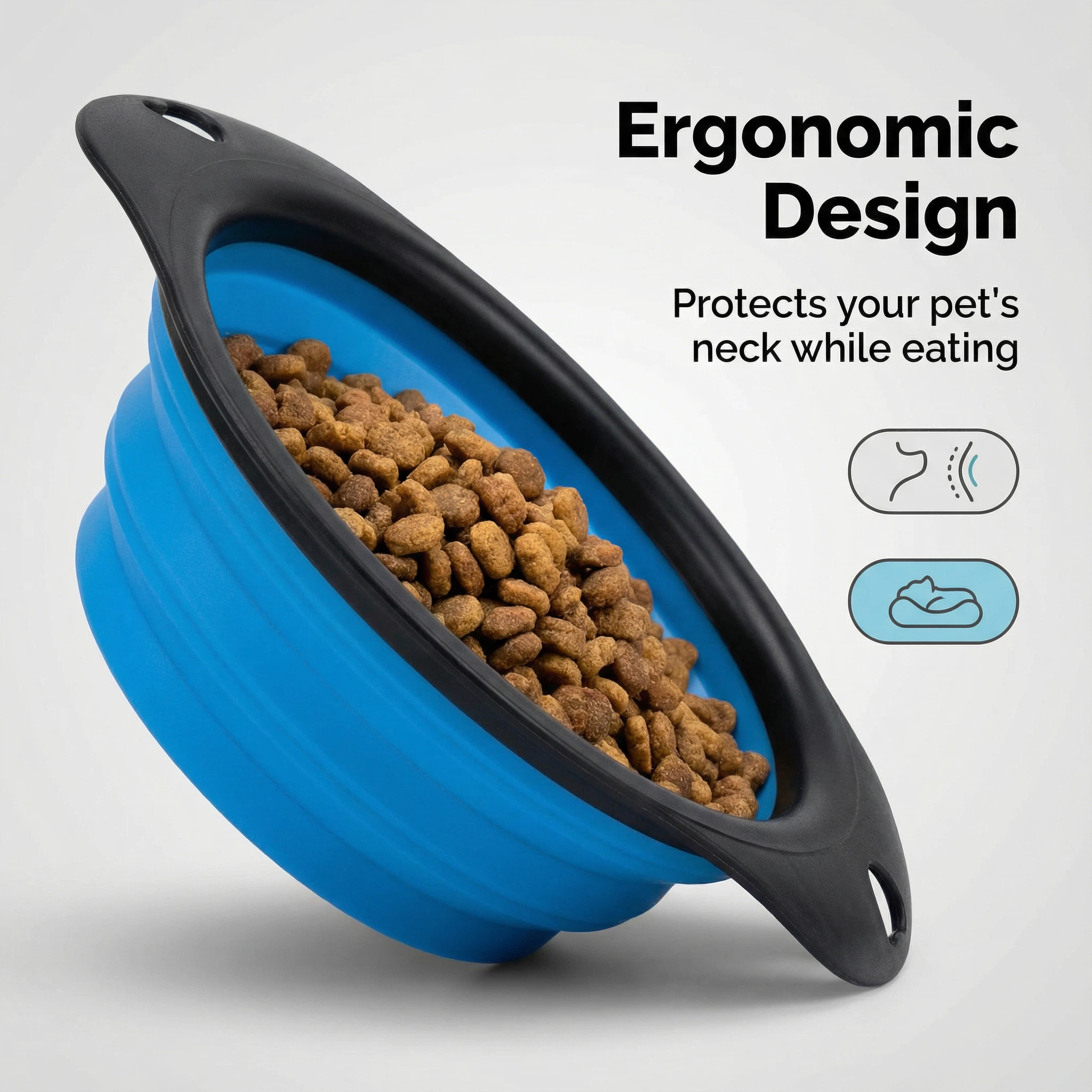 Collapsible Pet Bowl – 19 cm