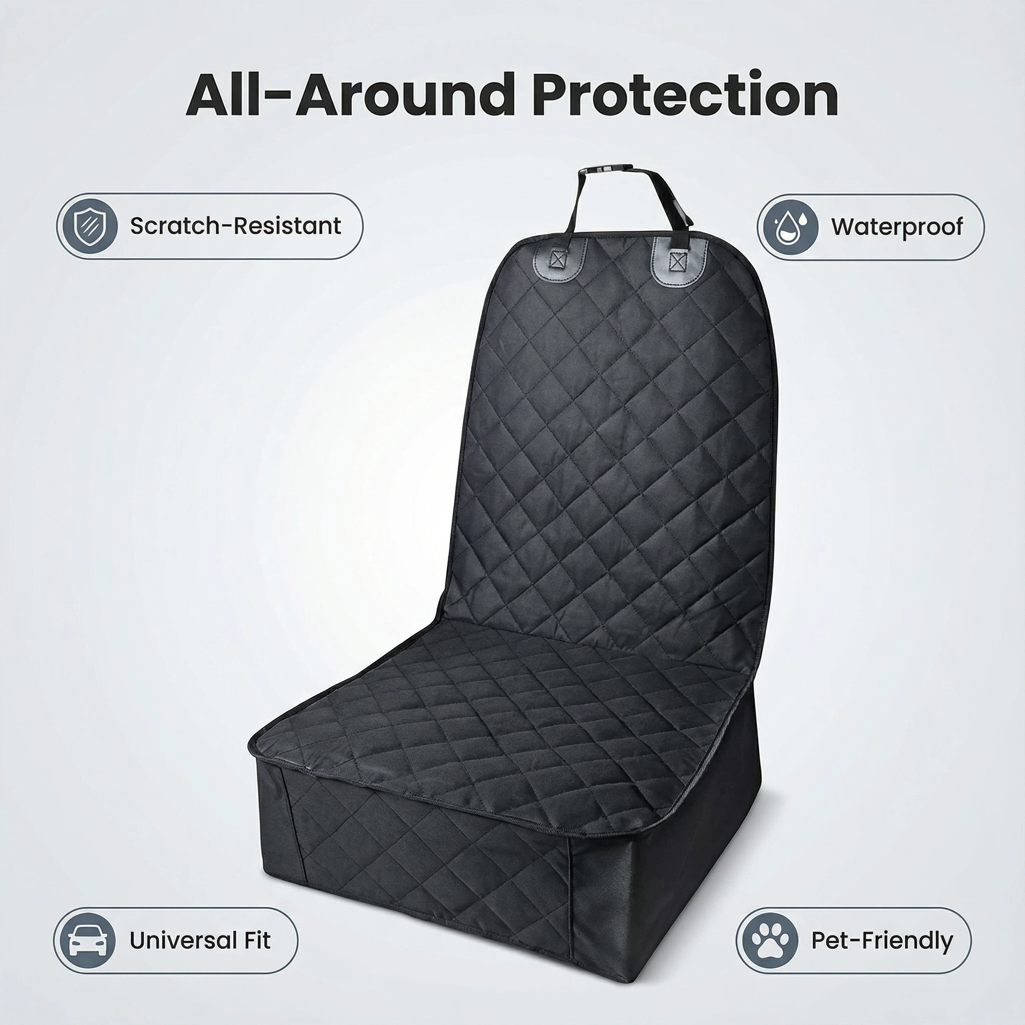 宠物汽车座椅套，适用于猫狗 – 绗缝保护旅行垫