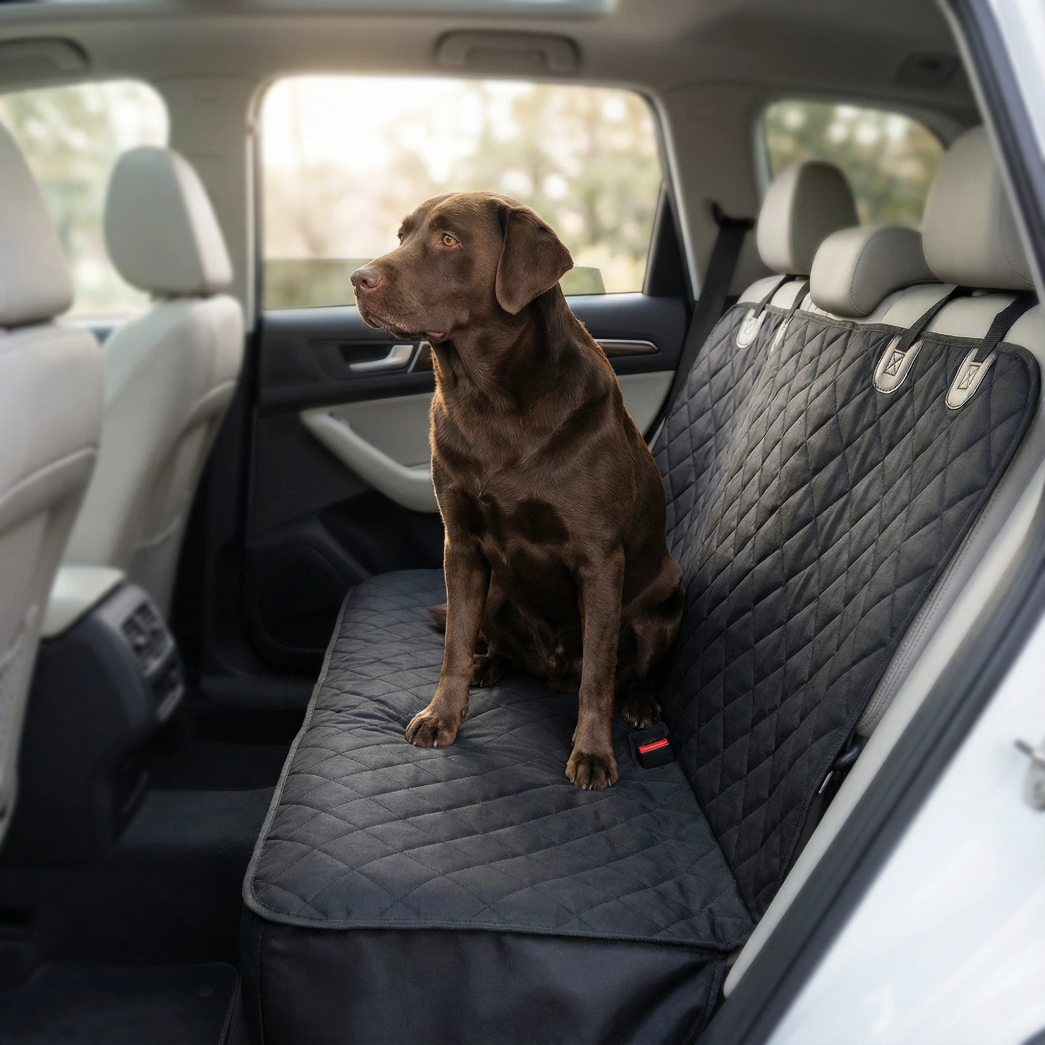 宠物汽车座椅套，适用于猫狗 – 绗缝保护旅行垫