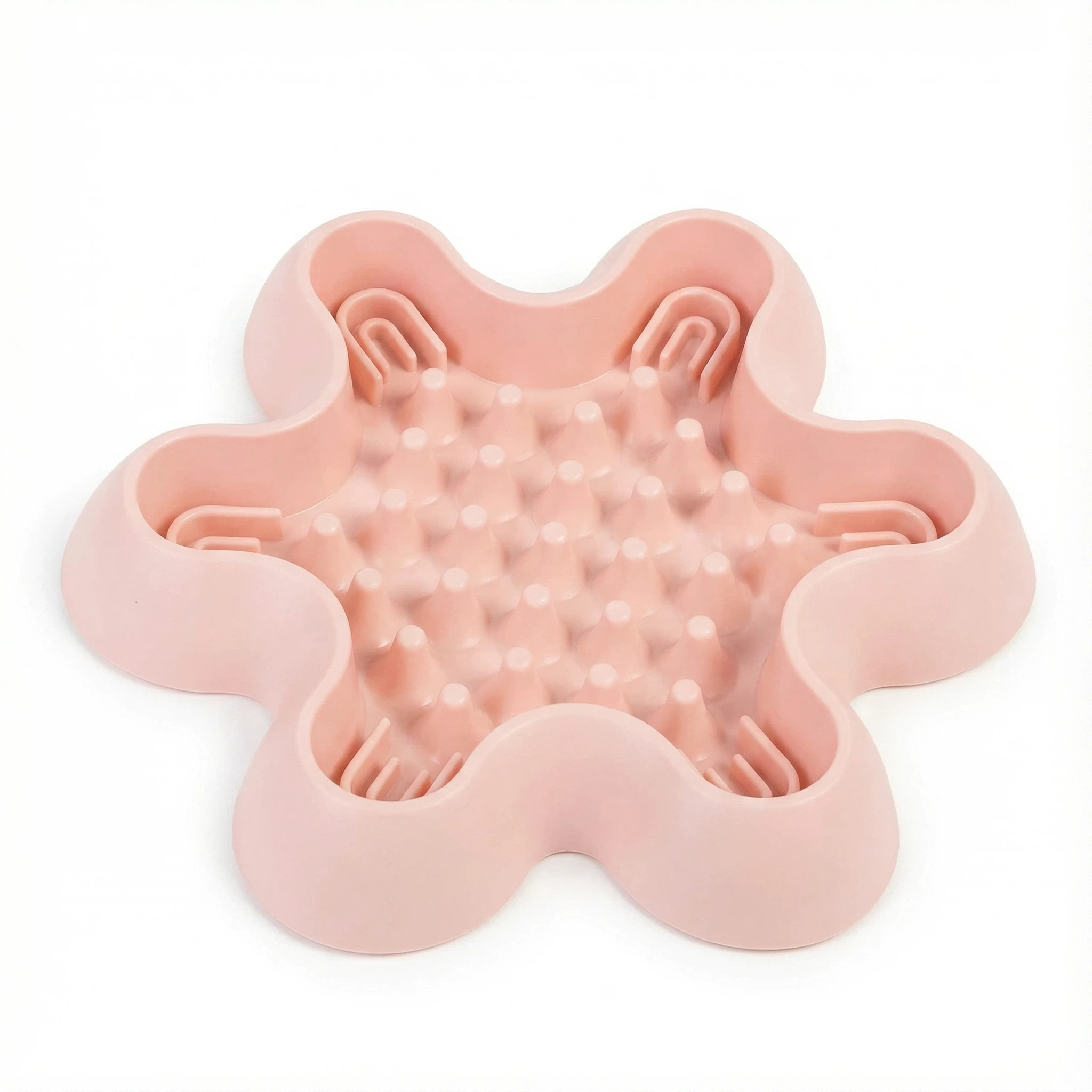 Flower-Shaped Slow Feeder Pet Bowl – Anti-Choking Feeding Dish