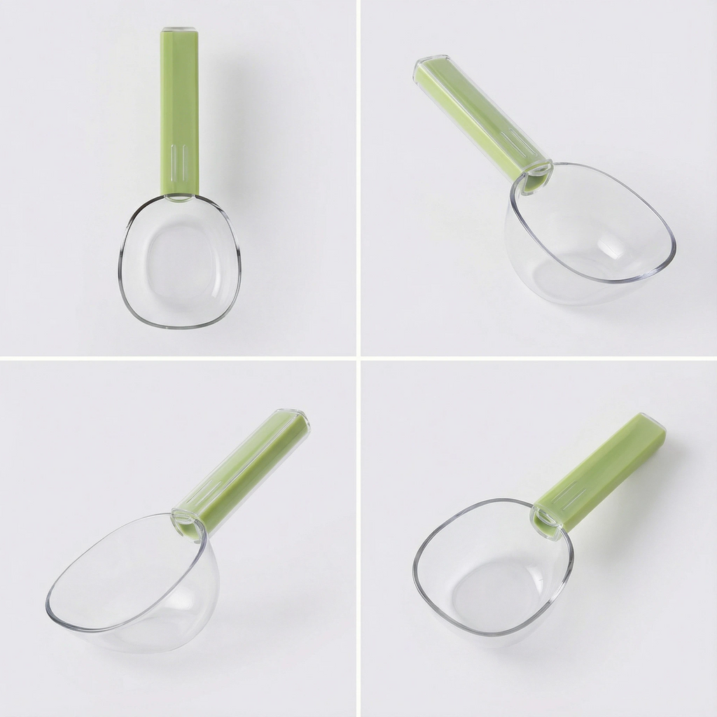 Pet Food Scoop with Clip – Sealing Dry Food Spoon