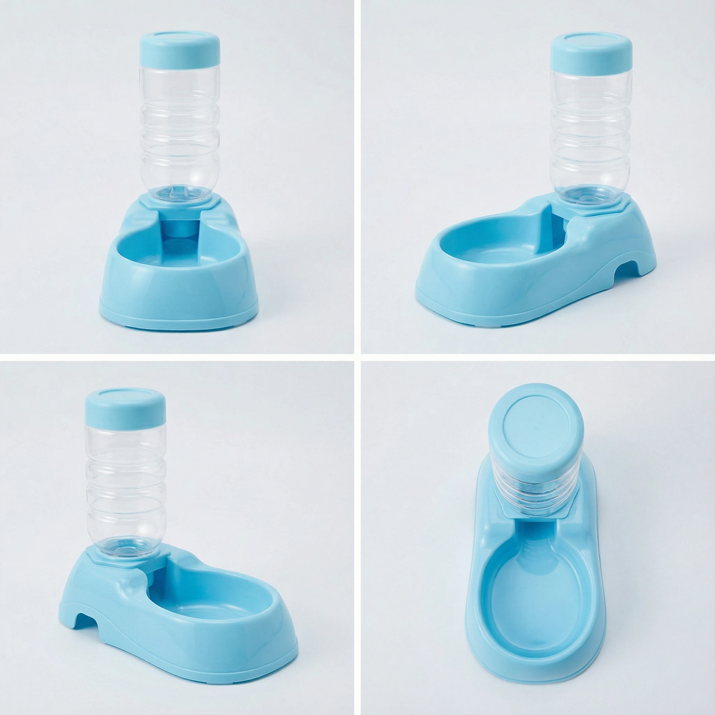 Pet Water Dispenser with Bottle – 350ml Drinking Fountain