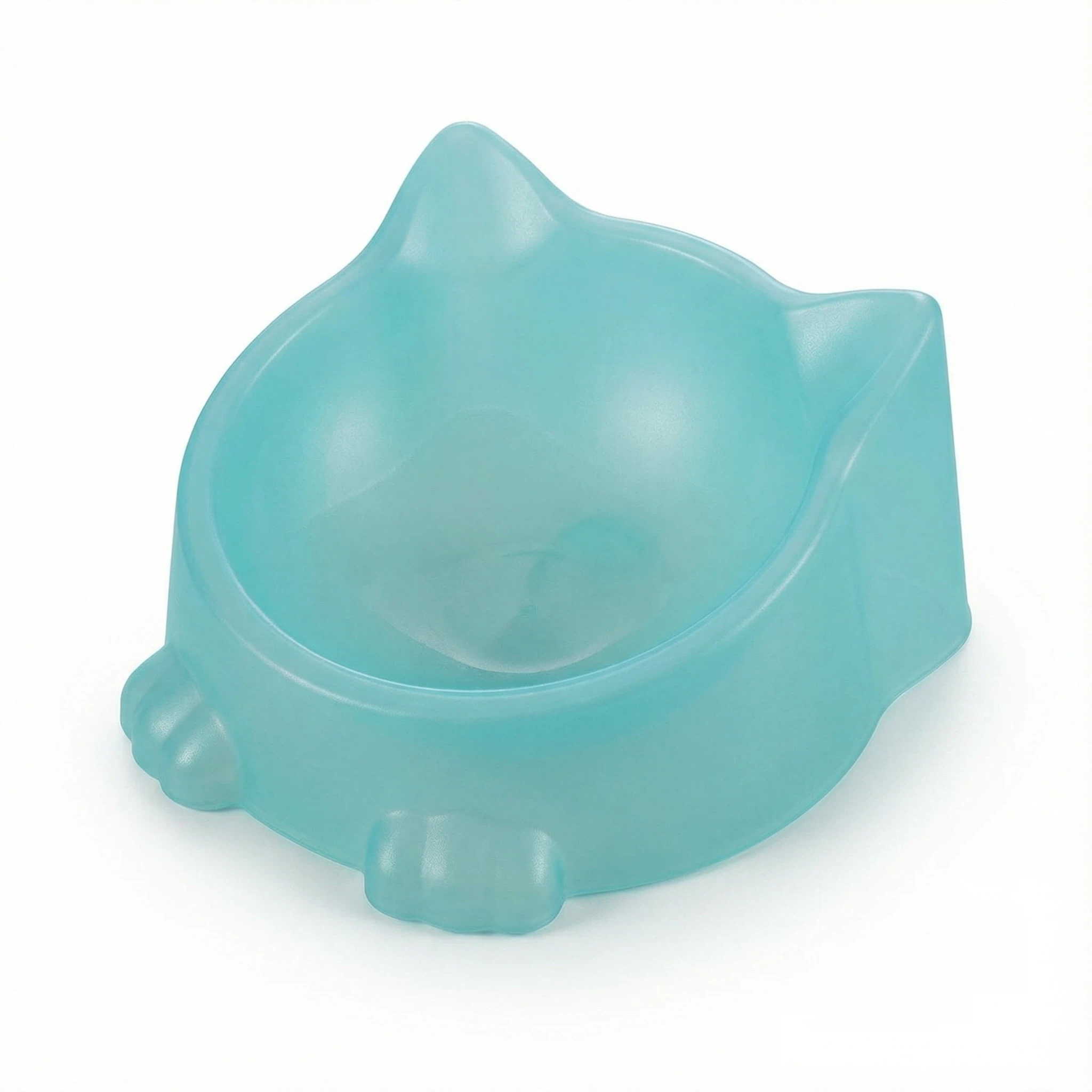 Cat Ear Shaped Pet Bowl – Lightweight Food & Water Bowl for Cats（17.1 × 9 cm）
