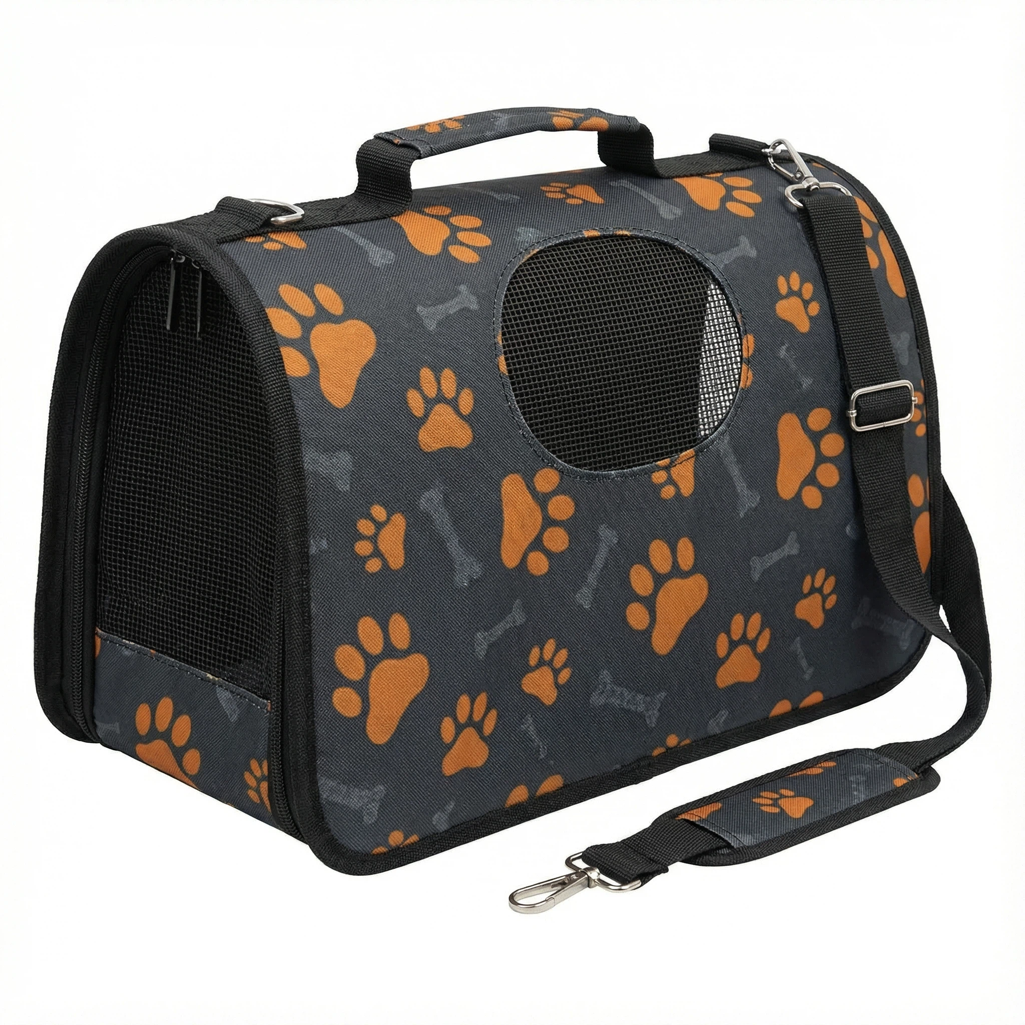 PU宠物手提包 – 便携式犬猫运输包