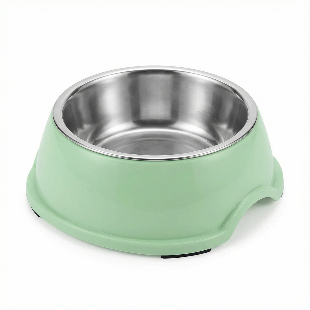 Non-Slip Stainless Steel Pet Food Bowl – 13.5 cm