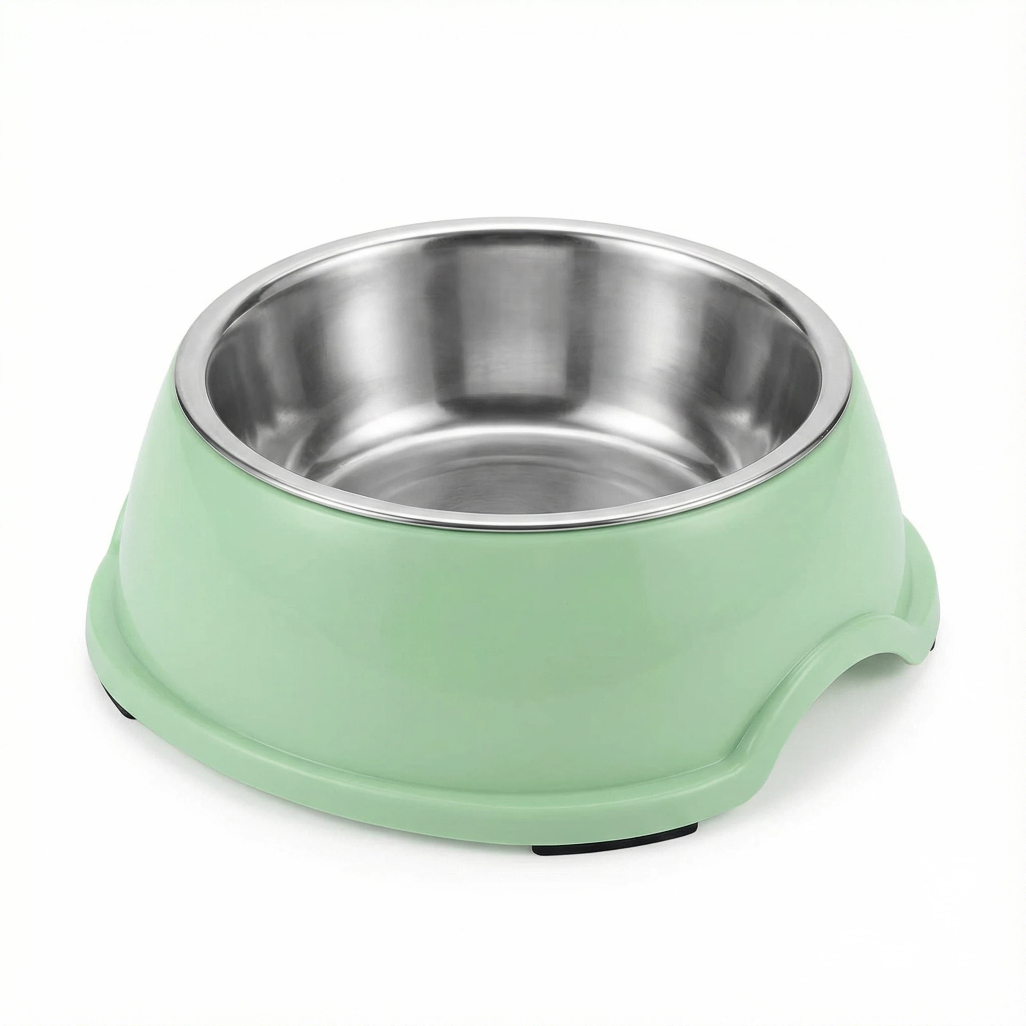 Non-Slip Stainless Steel Pet Food Bowl – 13.5 cm