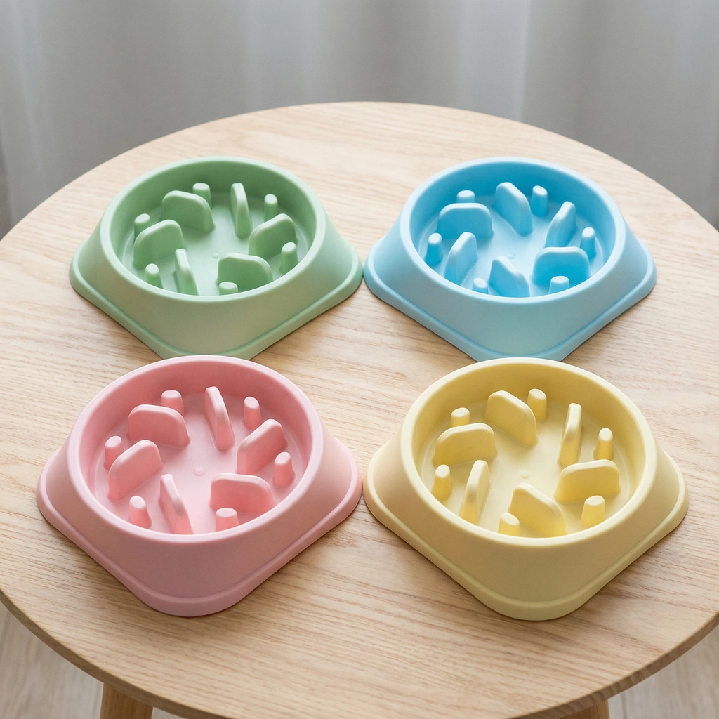 Slow Feeder Pet Bowl – Anti-Choking Design