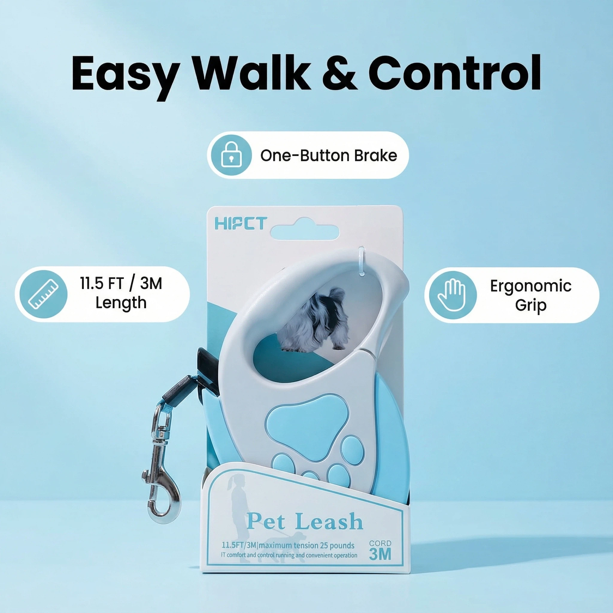 3/5米可伸缩宠物牵引绳