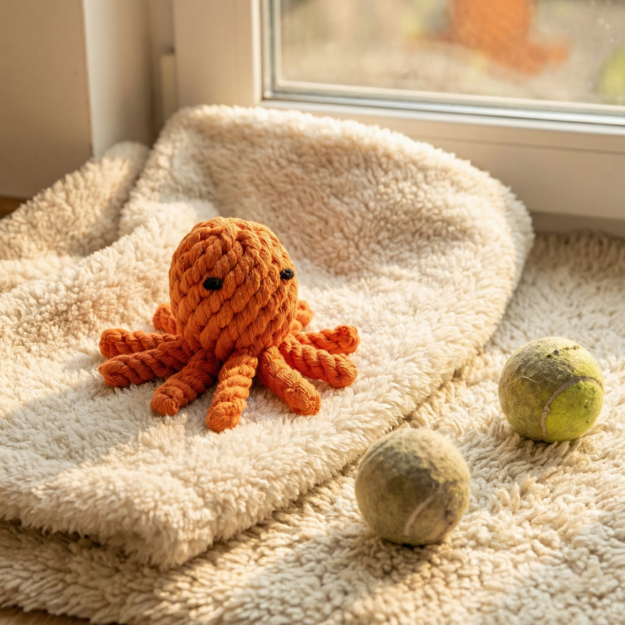 Cotton Rope Octopus Dog Toy – Durable Chew & Tug Toy for Dogs