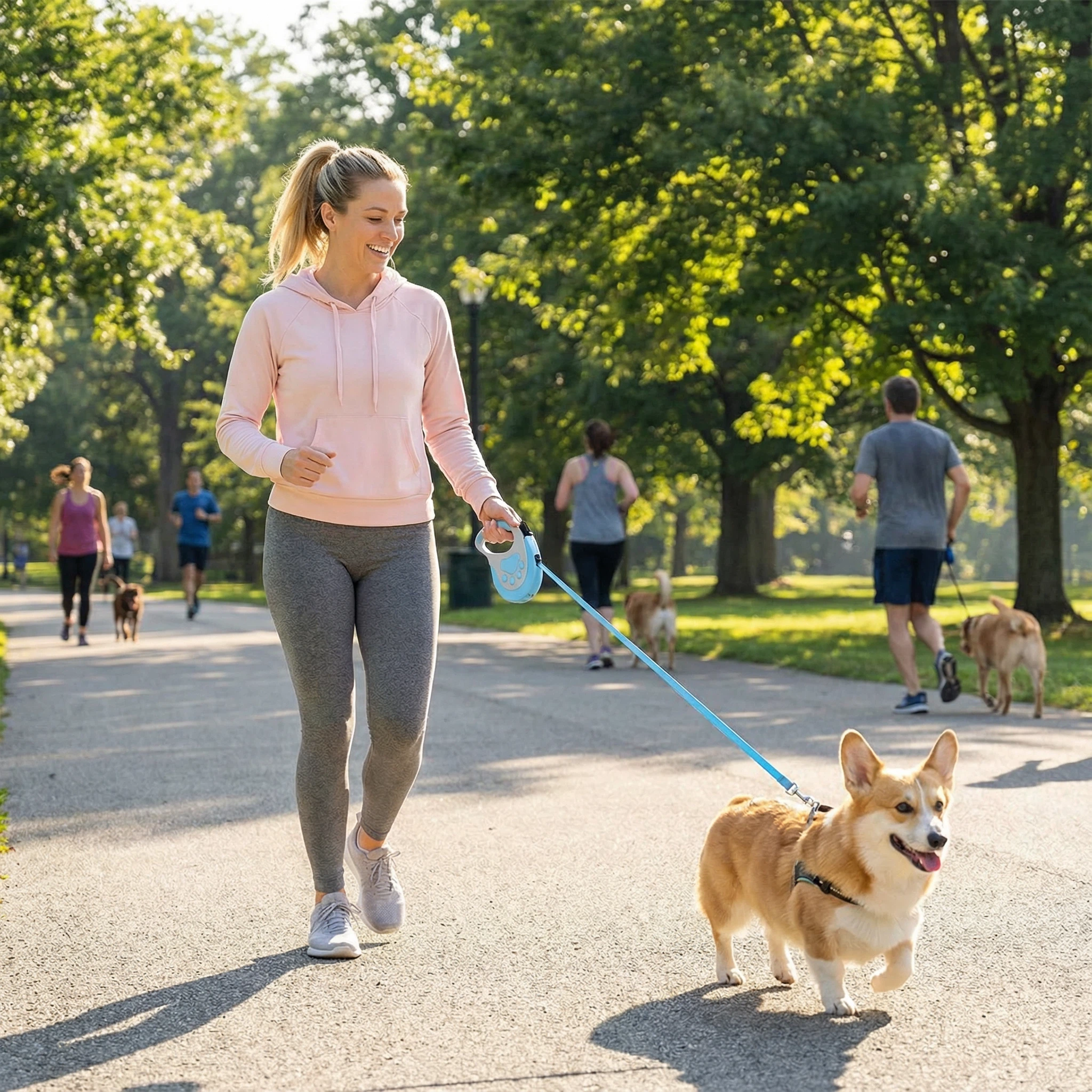 3/5米可伸缩宠物牵引绳