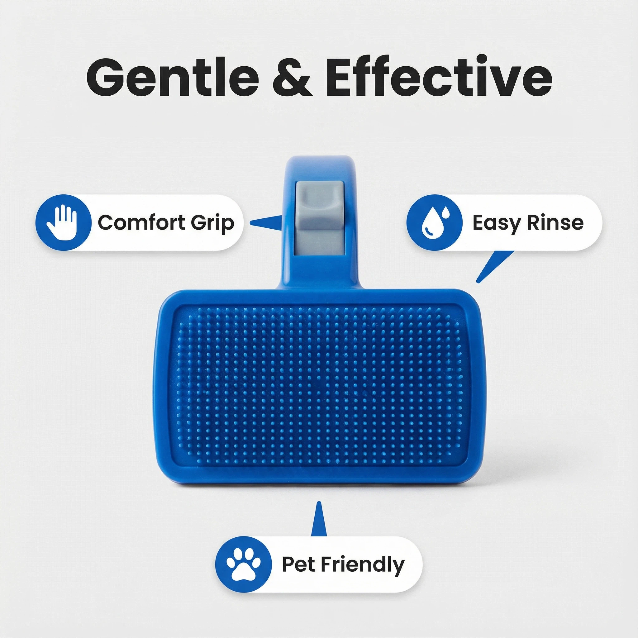 Self-Cleaning Pet Deshedding Comb – Grooming Brush for Dogs & Cats